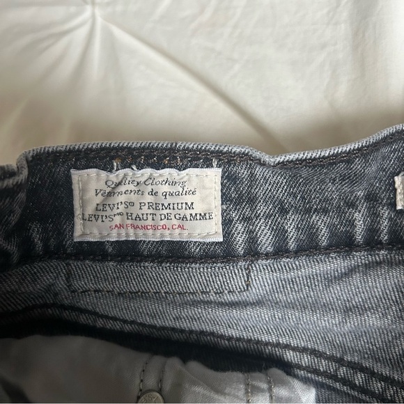 Levi’s Women’s Wedgie Jeans Worn Black Size 24 - Picture 4 of 12